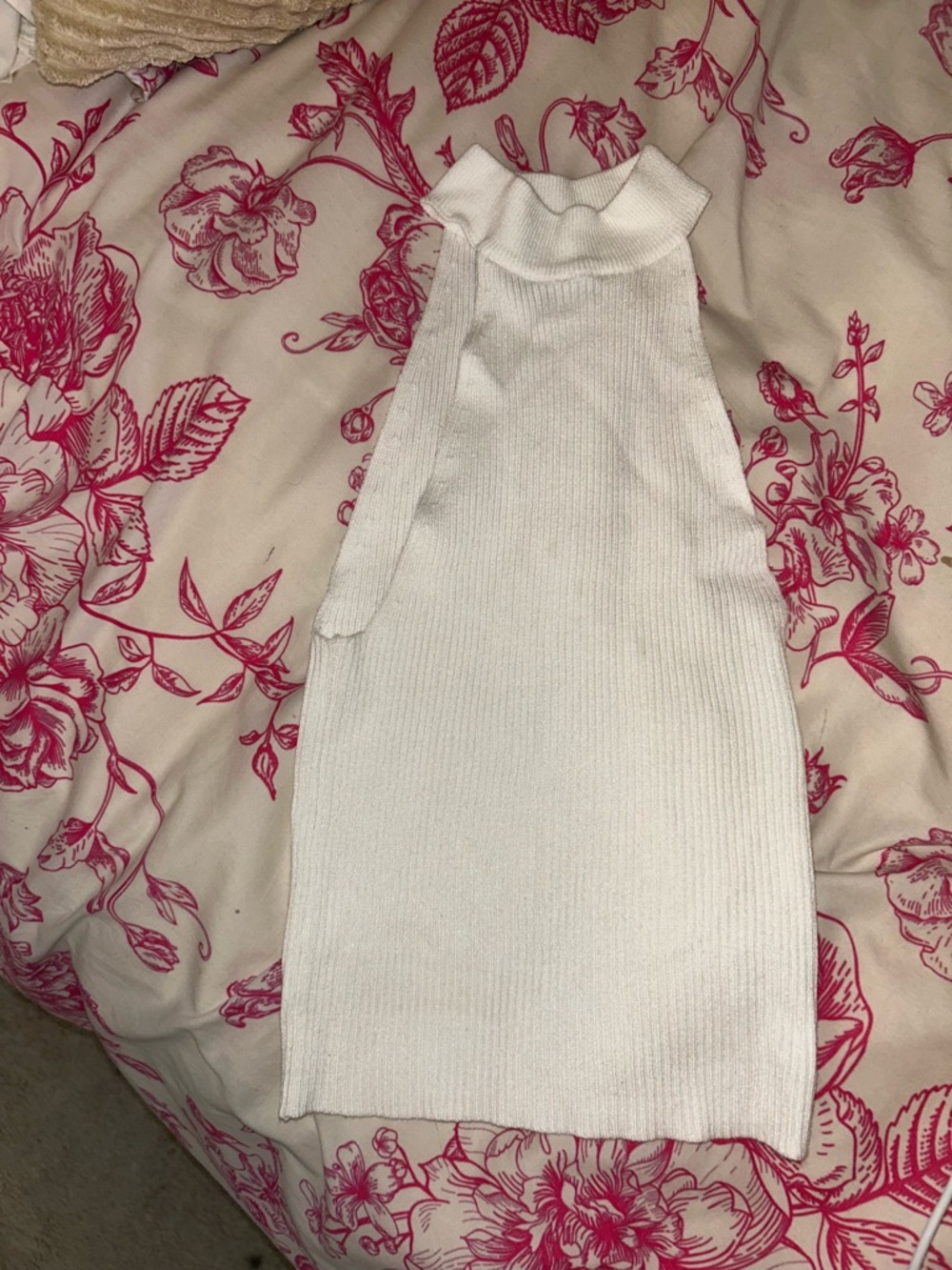 White knit top
